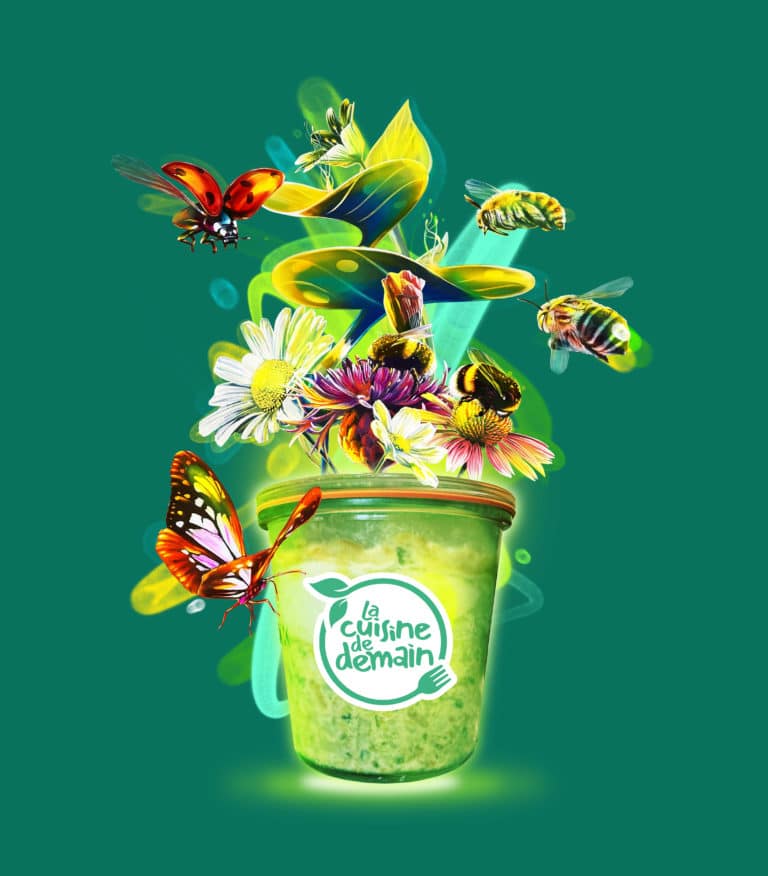 Fresque la Cuisine de Demain par DAN23