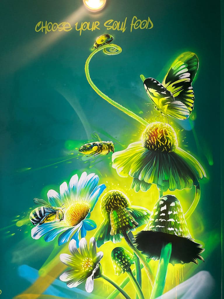 Fresque de Dan 23 pour la Cuisine de demain