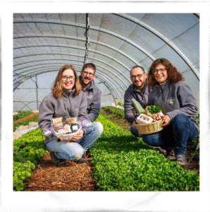 Marie Catherine et Benoît Sutter, deux frère et sœur engagés, associés à Matthieu Hermann